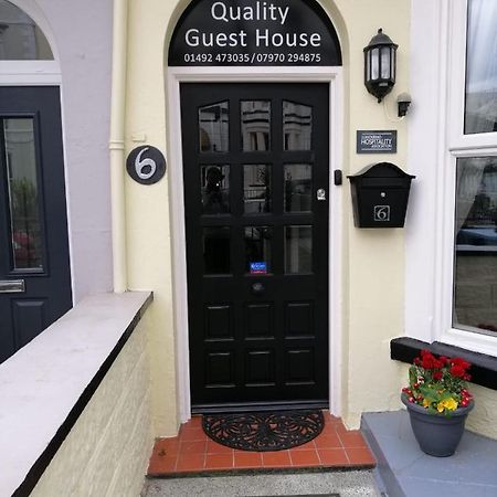 No 6 Quality Guesthouse ランディドノー エクステリア 写真